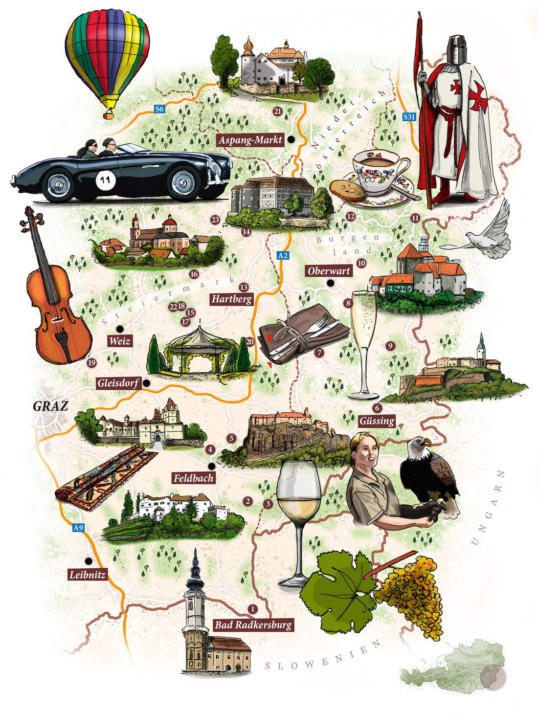 Schlosstour Steiermark & Burgenland